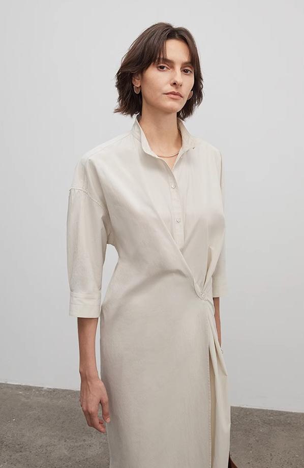 Origami Trace Wrap Dress