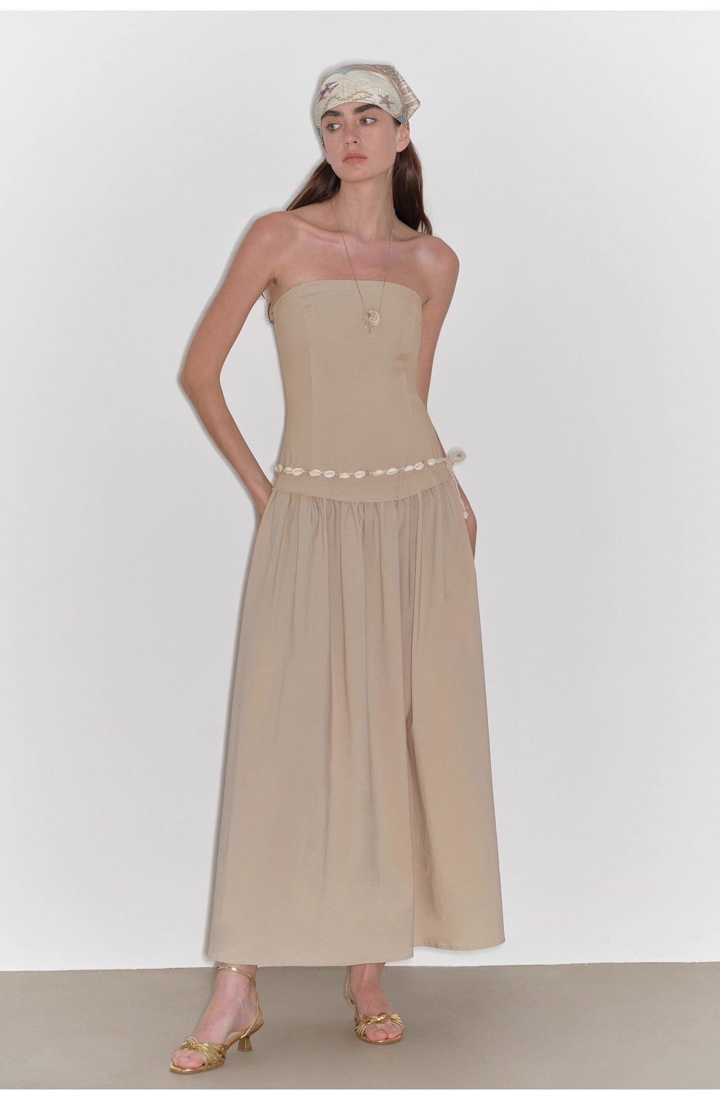 Aveline Bustier A‑Line Dress