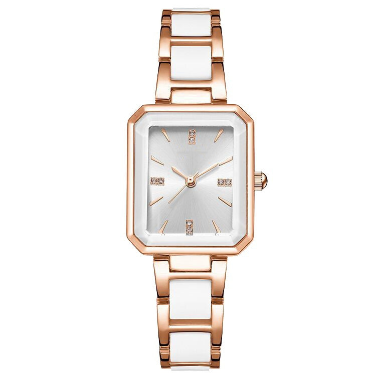 Women's Fashion Ceramic Square Watch