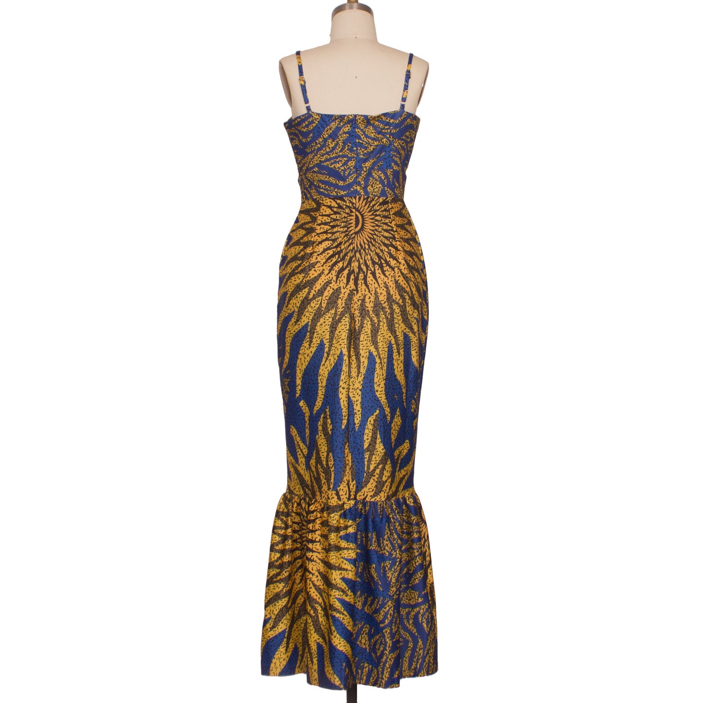 Pattern Splash Mermaid Dress