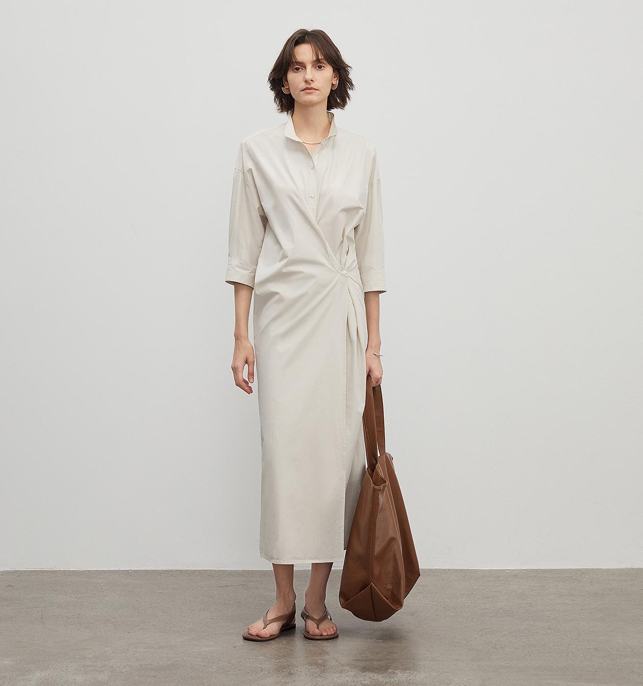Origami Trace Wrap Dress