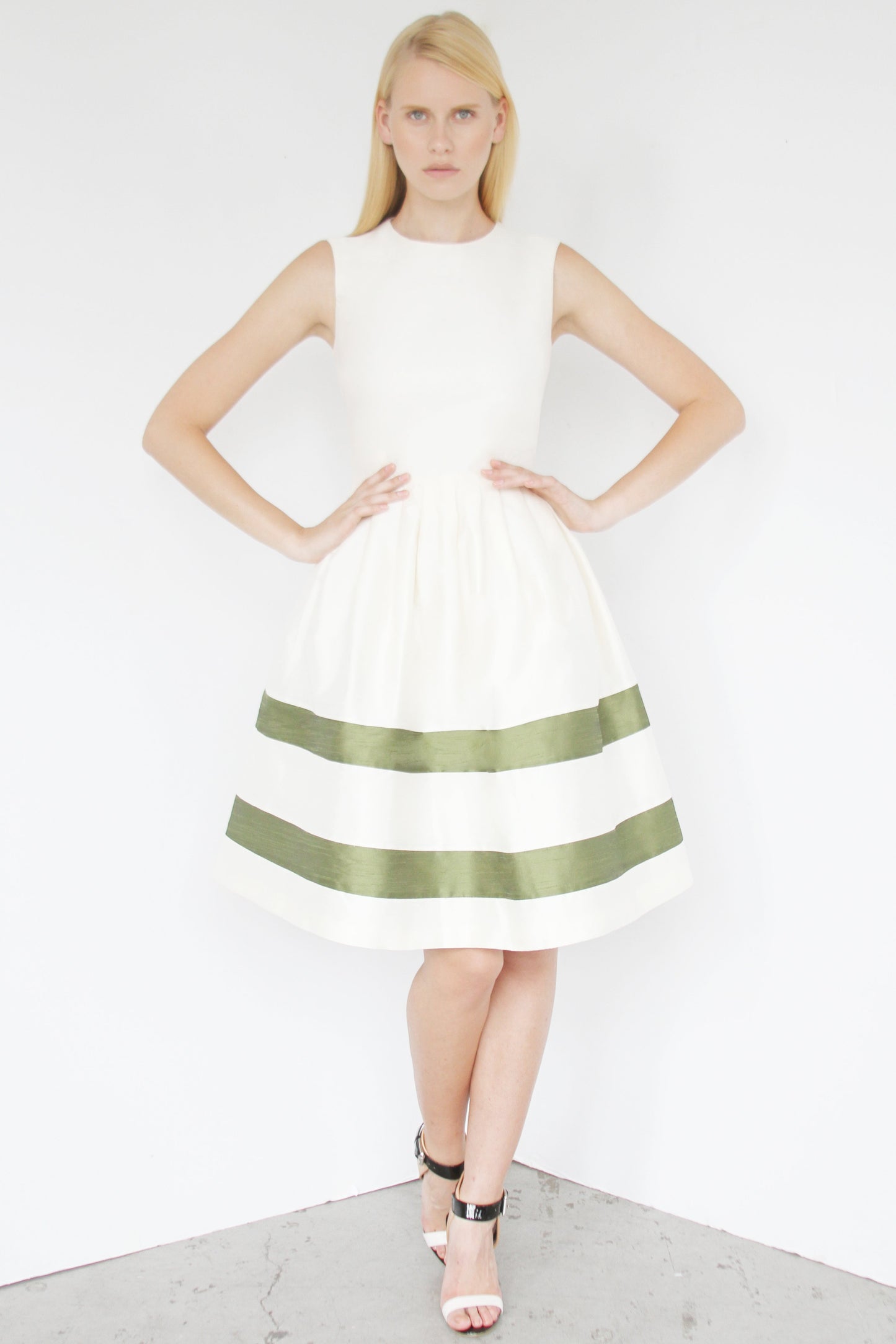 Stripe Reverie Dupioni Dress