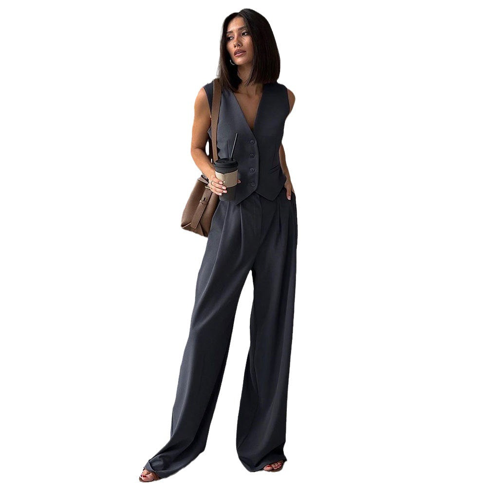 Vest Suit Three-piece European And American