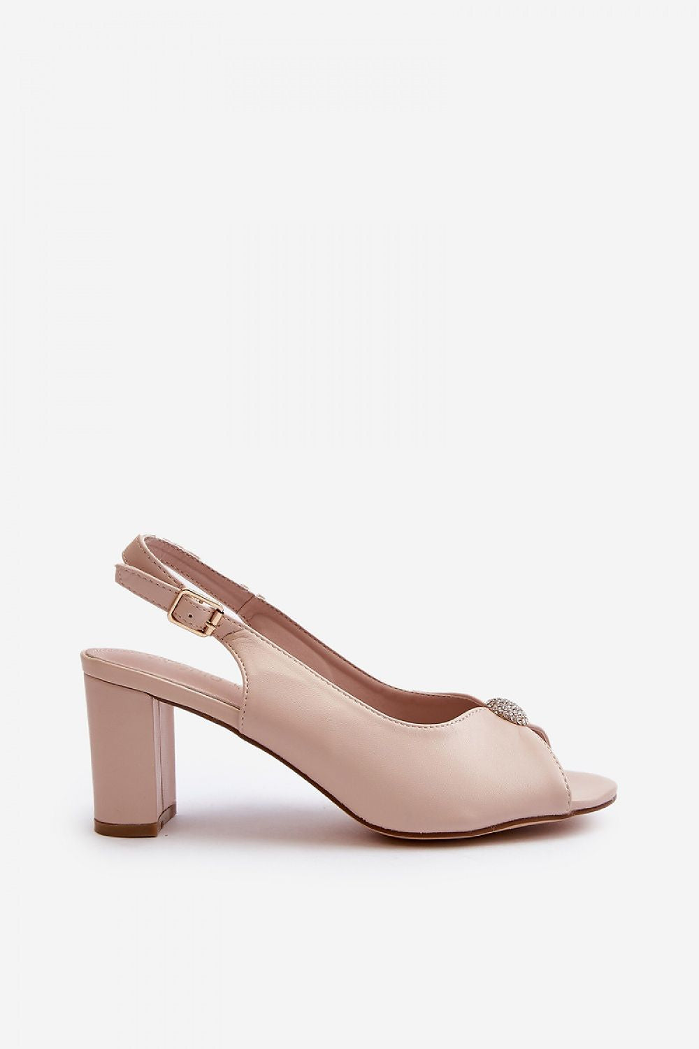 Nivaria Ornamented Heel Strap Sandals