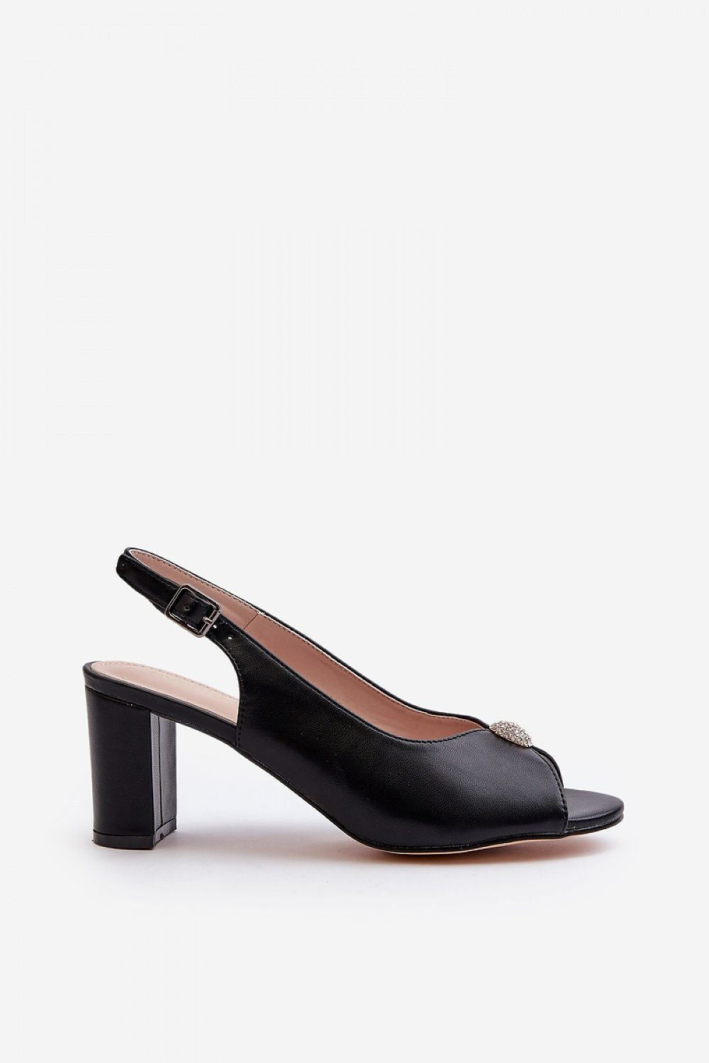 Nivaria Ornamented Heel Strap Sandals