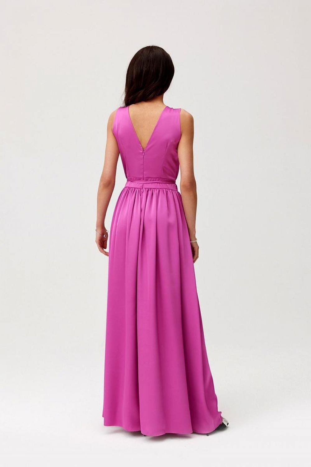 Thessira Satin Evening Dress