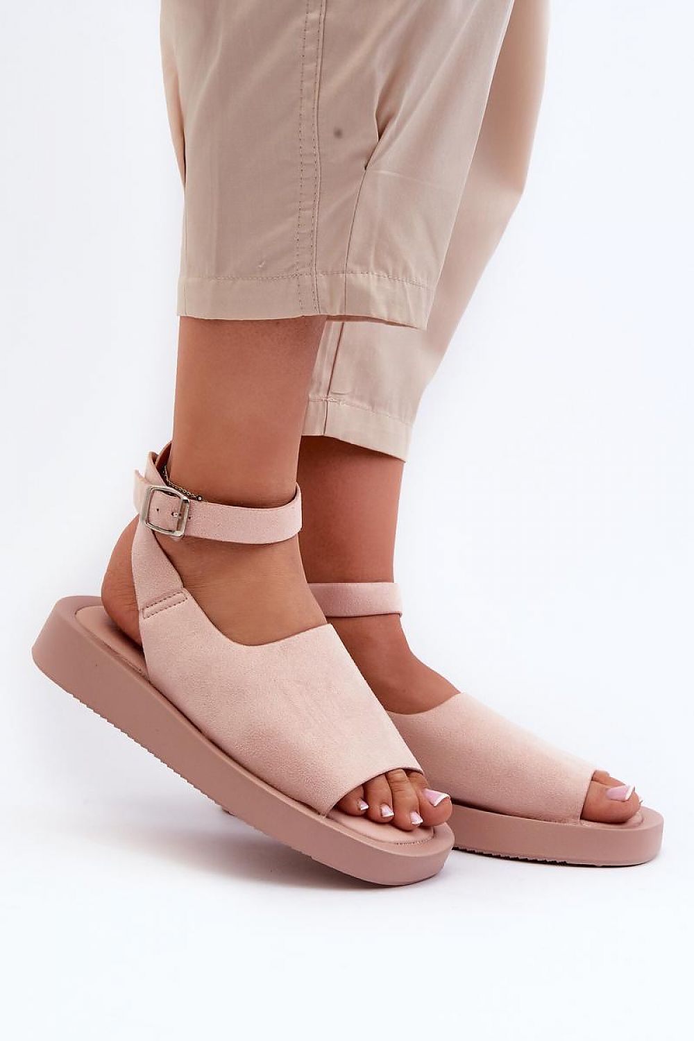 Nirella Suede Platform Sandals