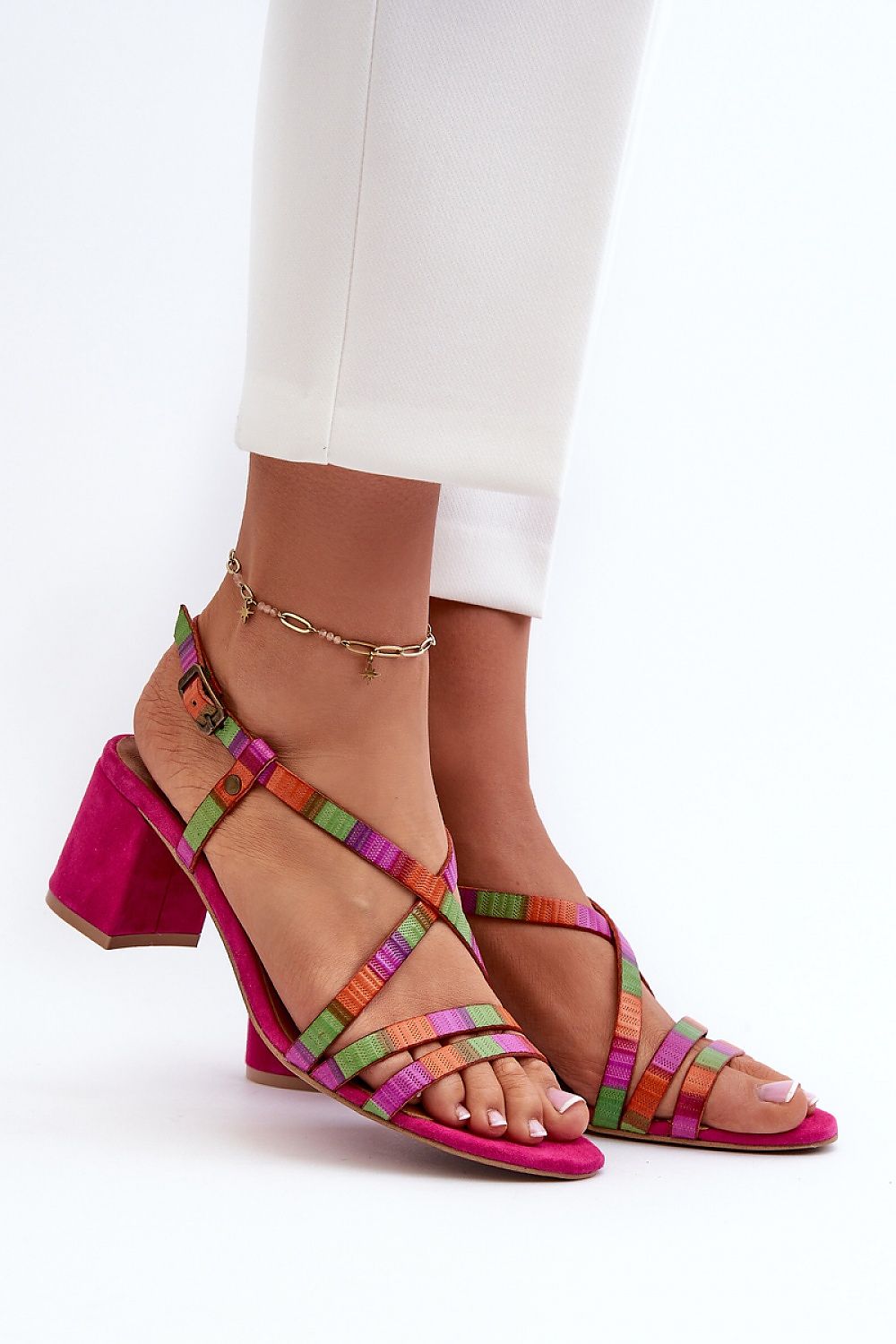 Arceline Leather Strap Sandals