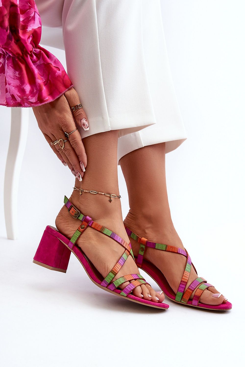 Arceline Leather Strap Sandals