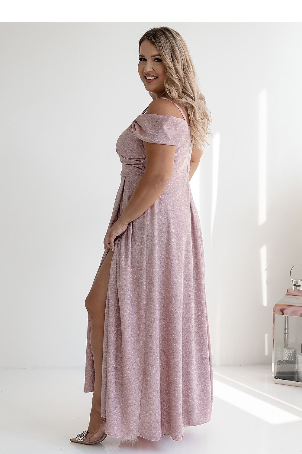 Plus Size Luméra Draped Maxi Dress