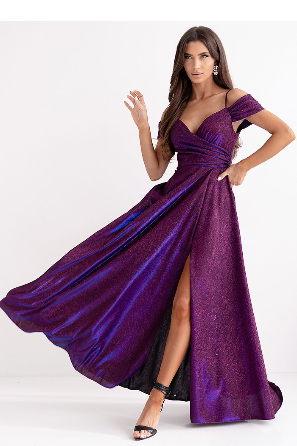 Plus Size Luméra Draped Maxi Dress