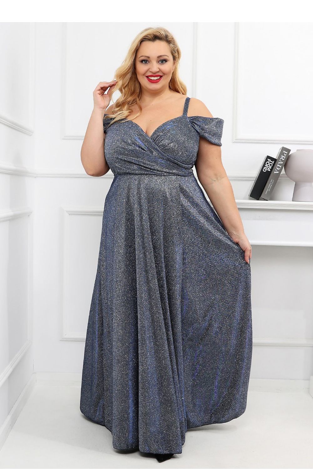Plus Size Luméra Draped Maxi Dress