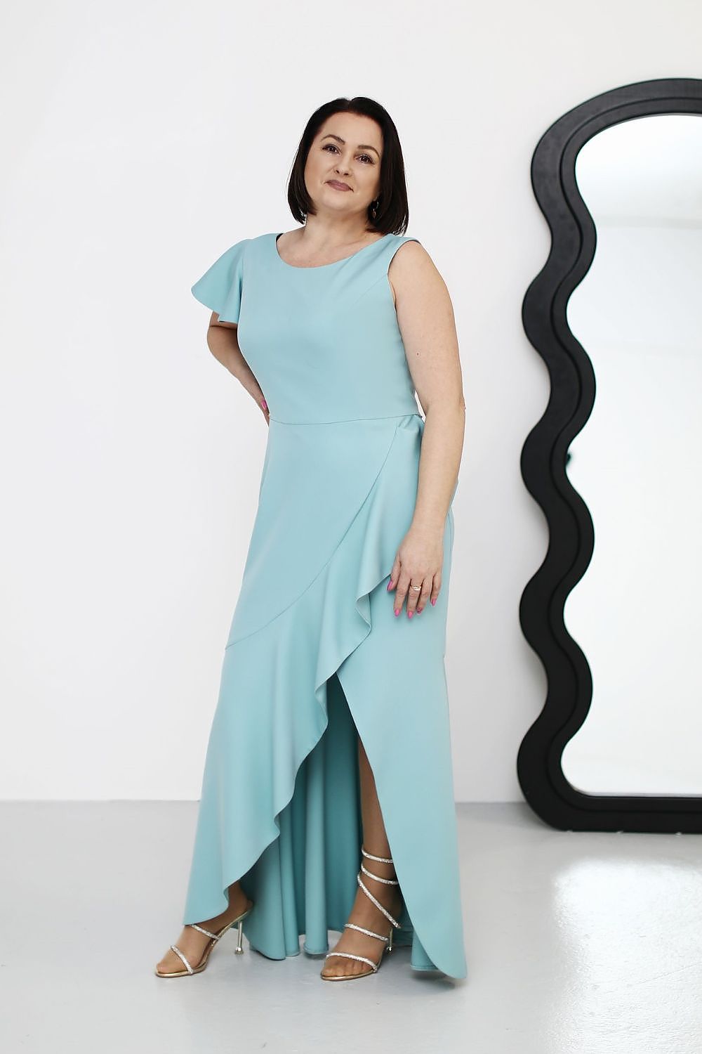 Plus Size Elvarise One-Shoulder Cocktail Dress