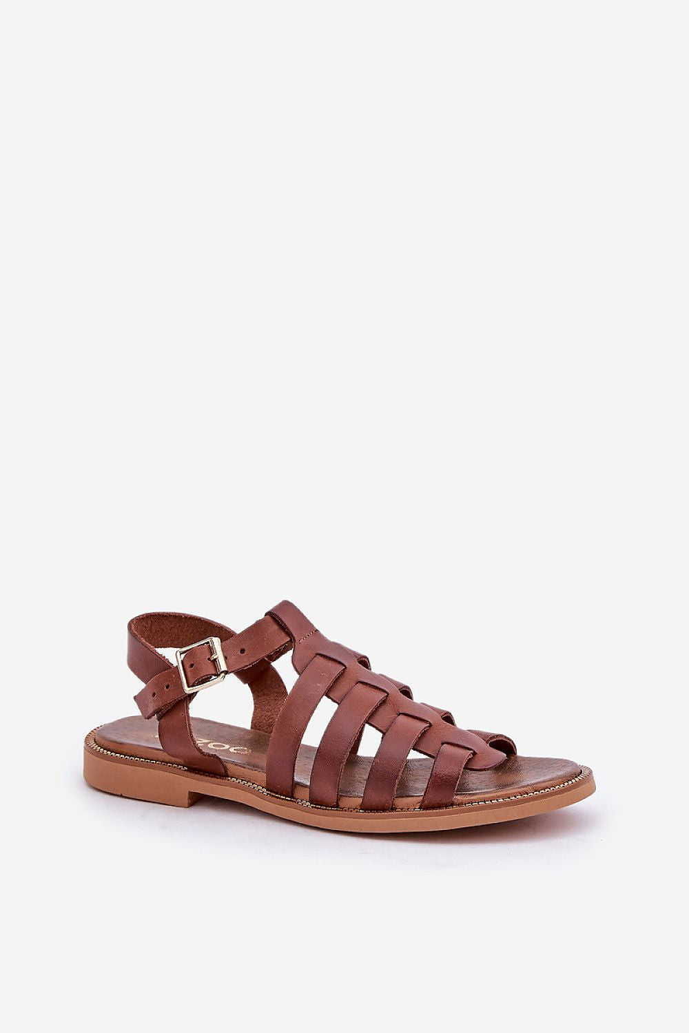 Avelisse Leather Flat Sandals