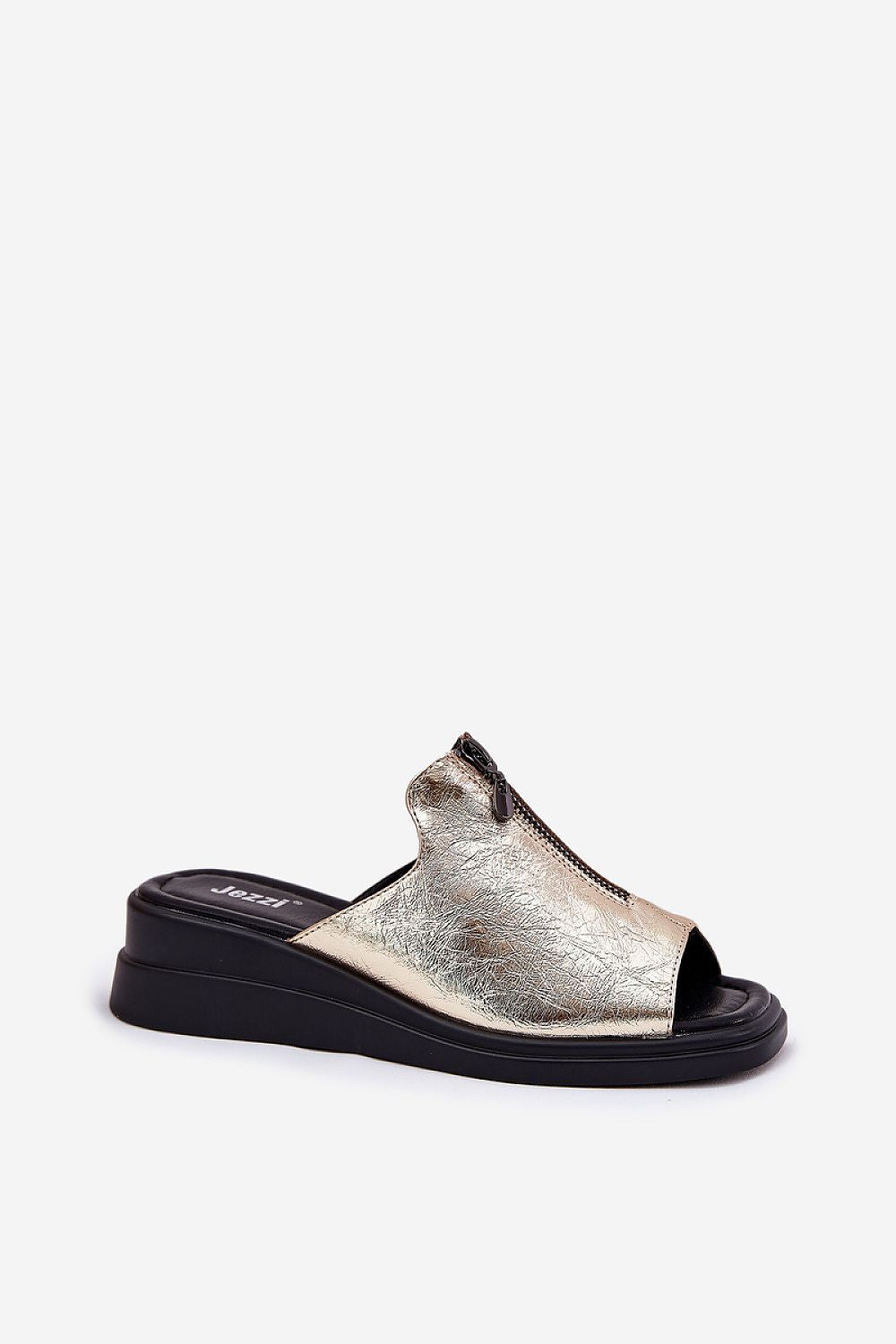 Arvenelle Buckle Accent Wedge Sandals