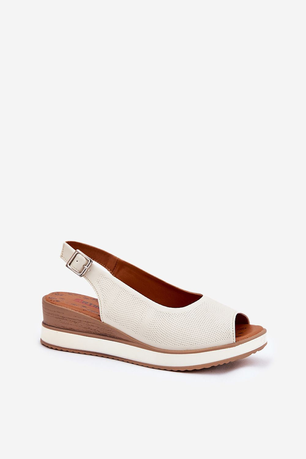 Alvarenne Classic Buckled Wedge Sandals