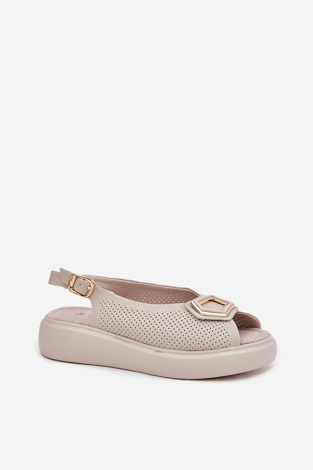 Aurinea Elevated Leather Sandals
