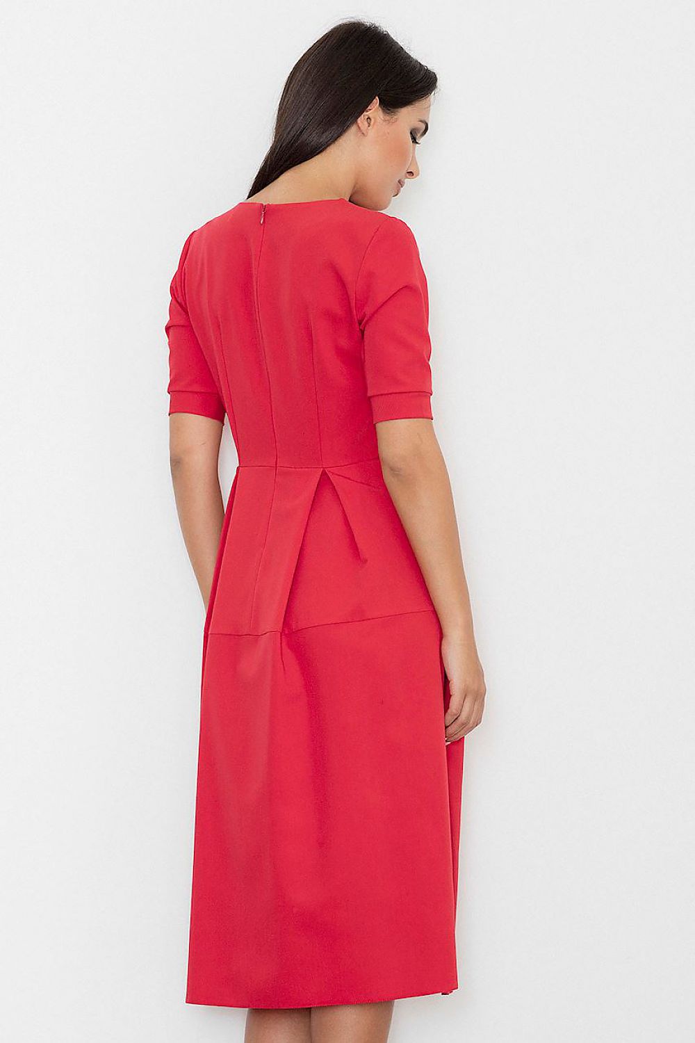 Maelira Cotton Maxi Dress with Pleats