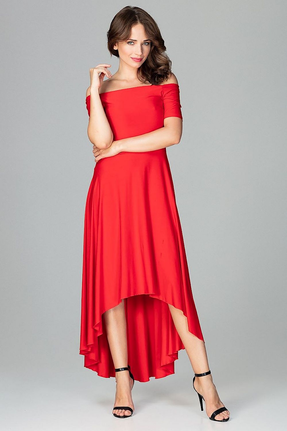 Celiera Asymmetric Cocktail Dress