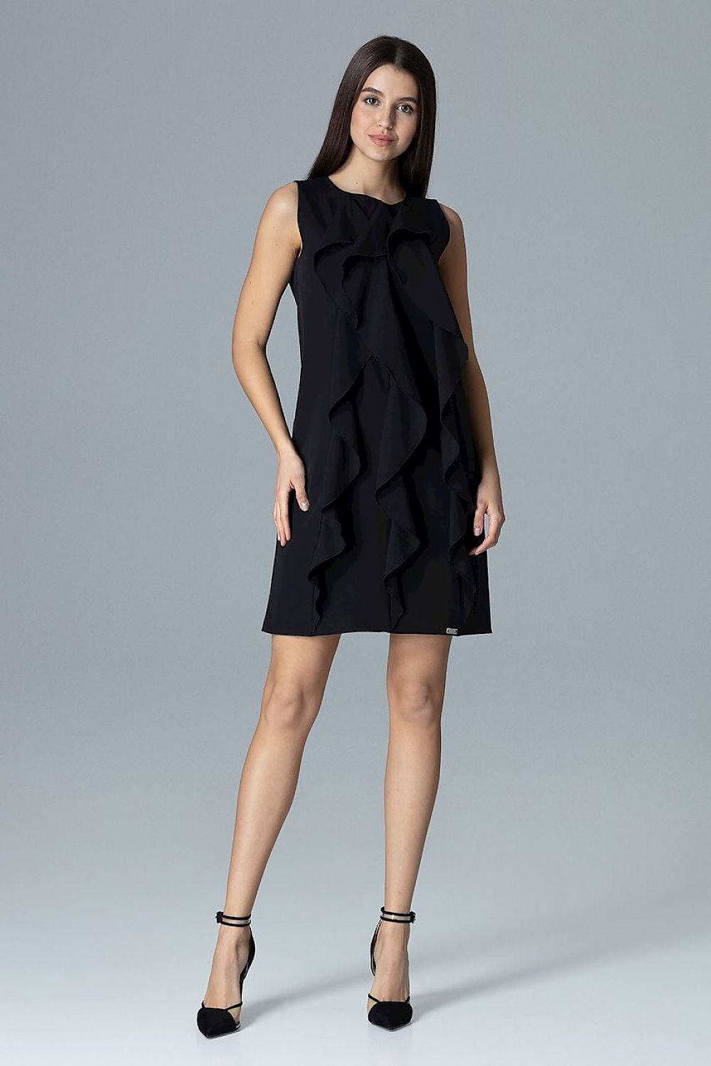 Elvaree Frill Detail Sleeveless Dress
