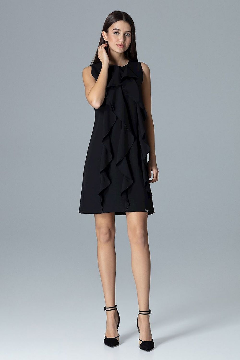 Elvaree Frill Detail Sleeveless Dress