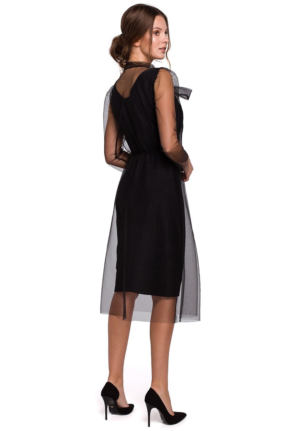 Ferelith Tulle Collar Midi Dress