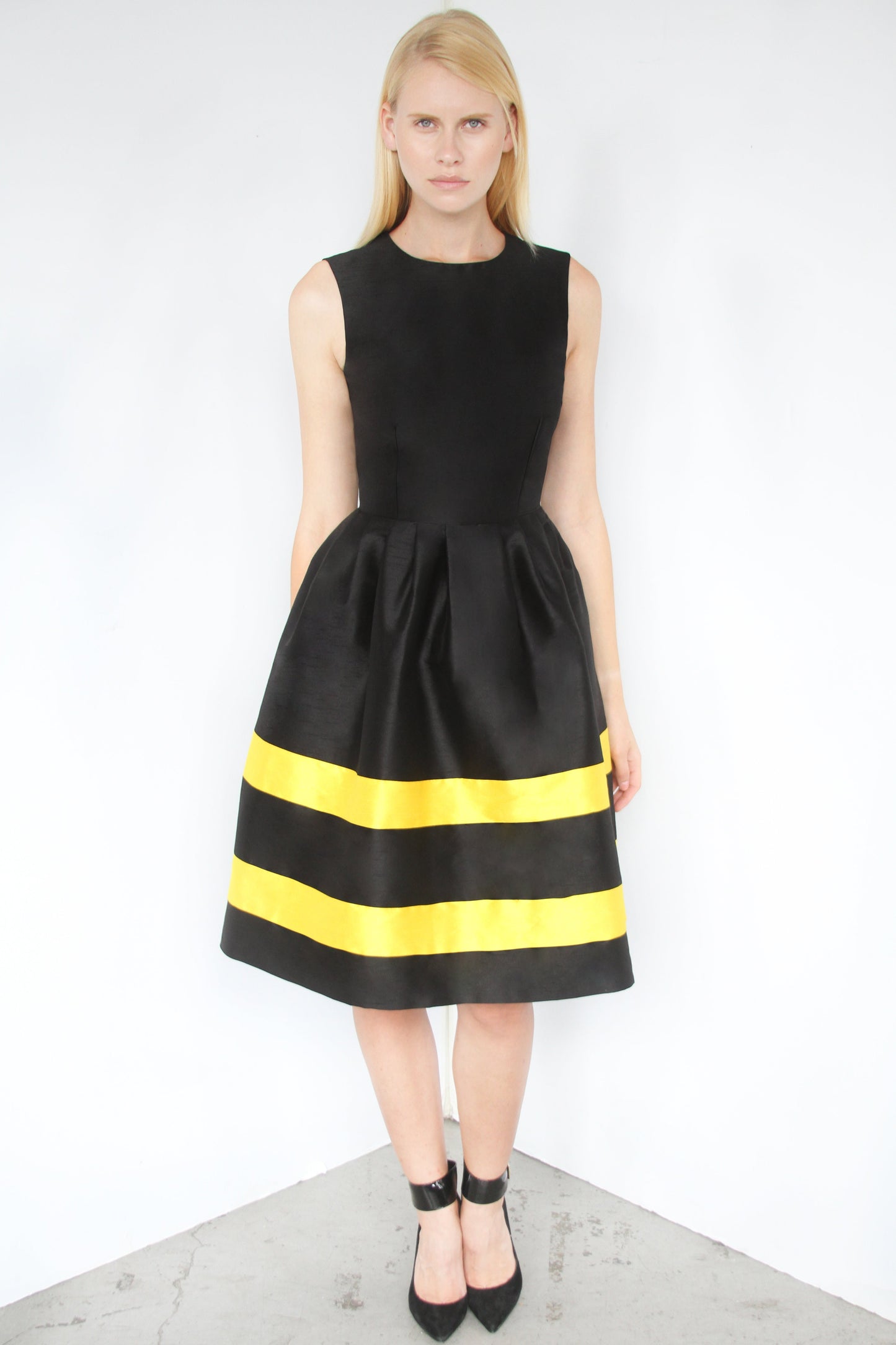 Stripe Reverie Dupioni Dress