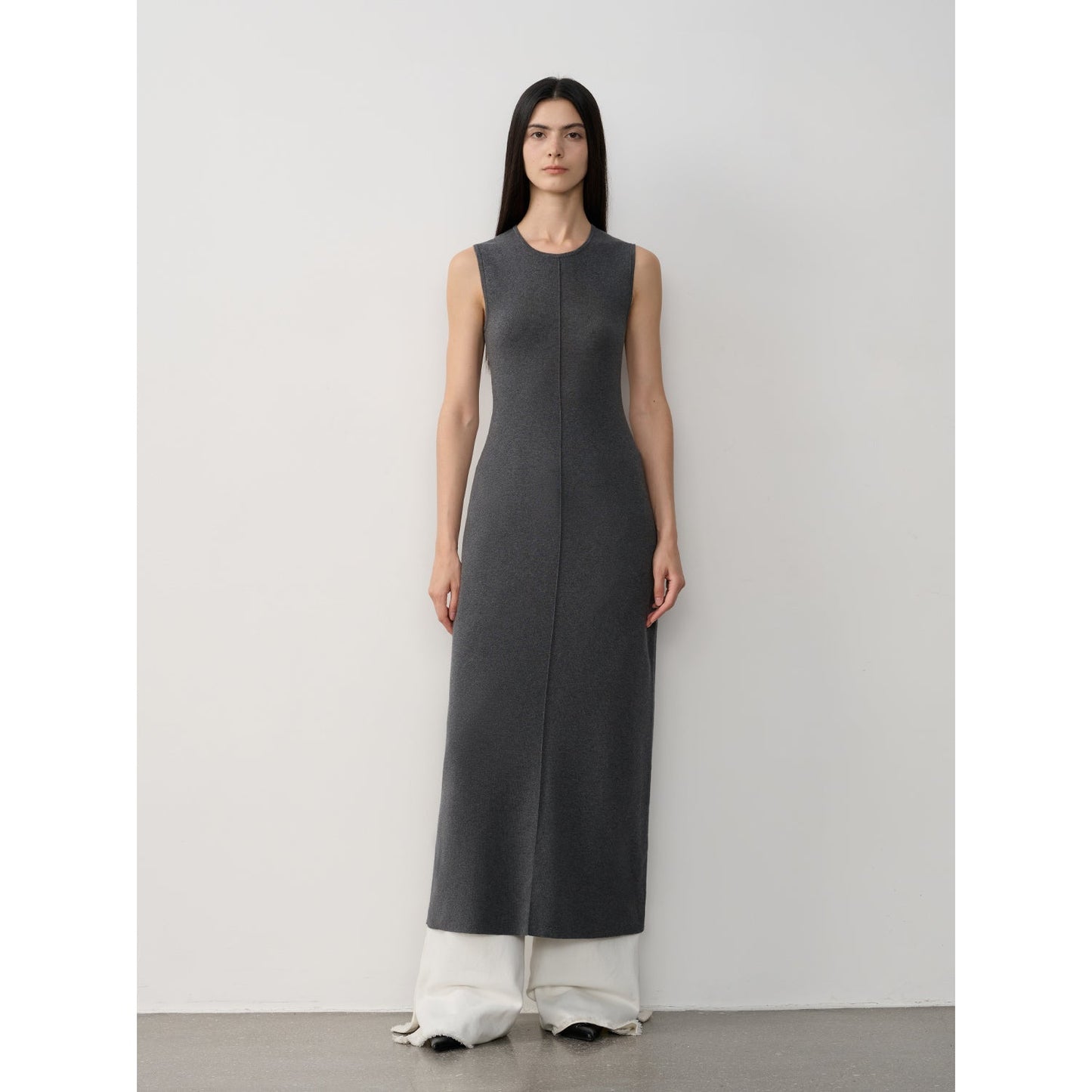 Solenne Merino Wool Maxi Knit Dress