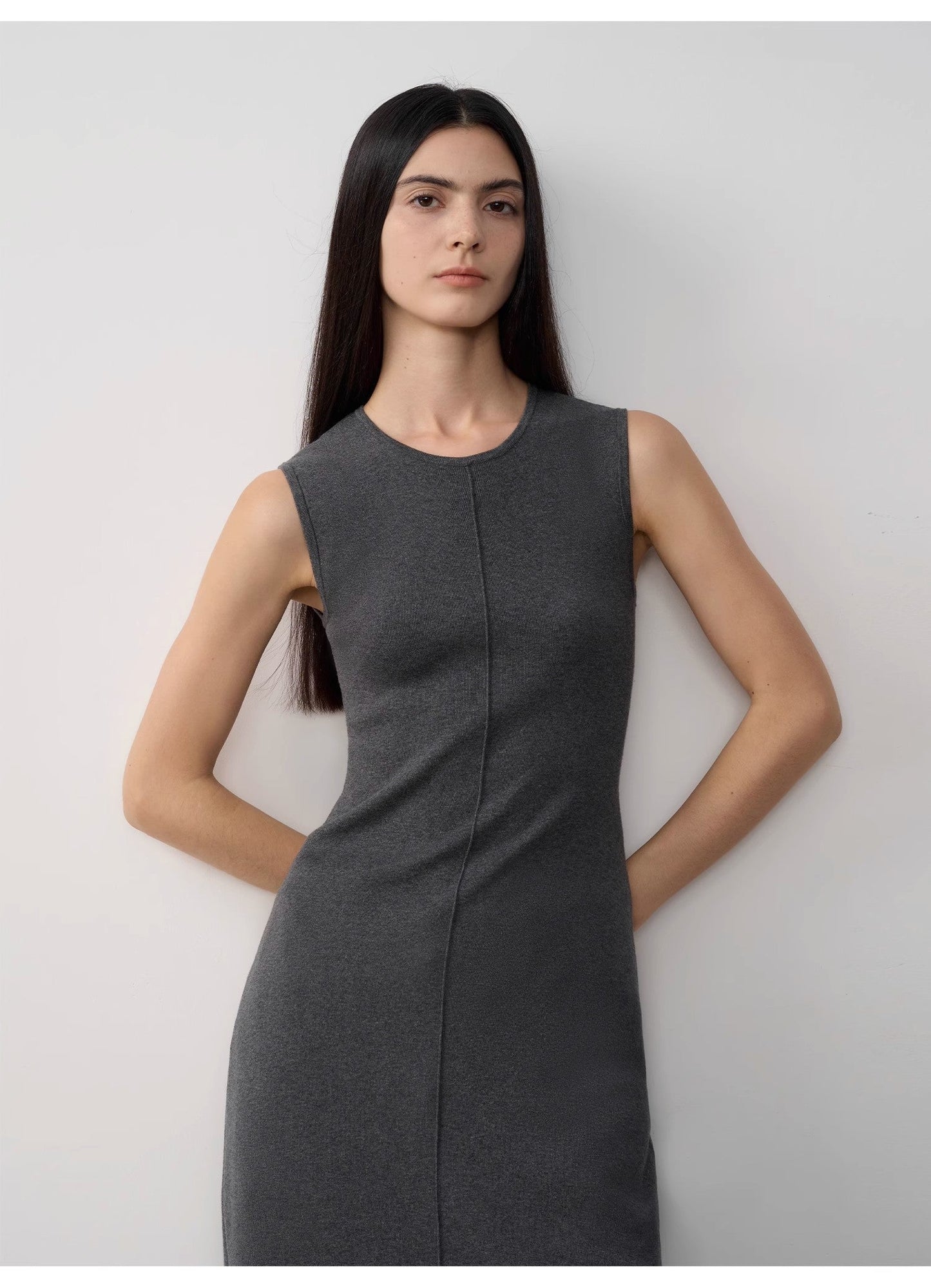 Solenne Merino Wool Maxi Knit Dress