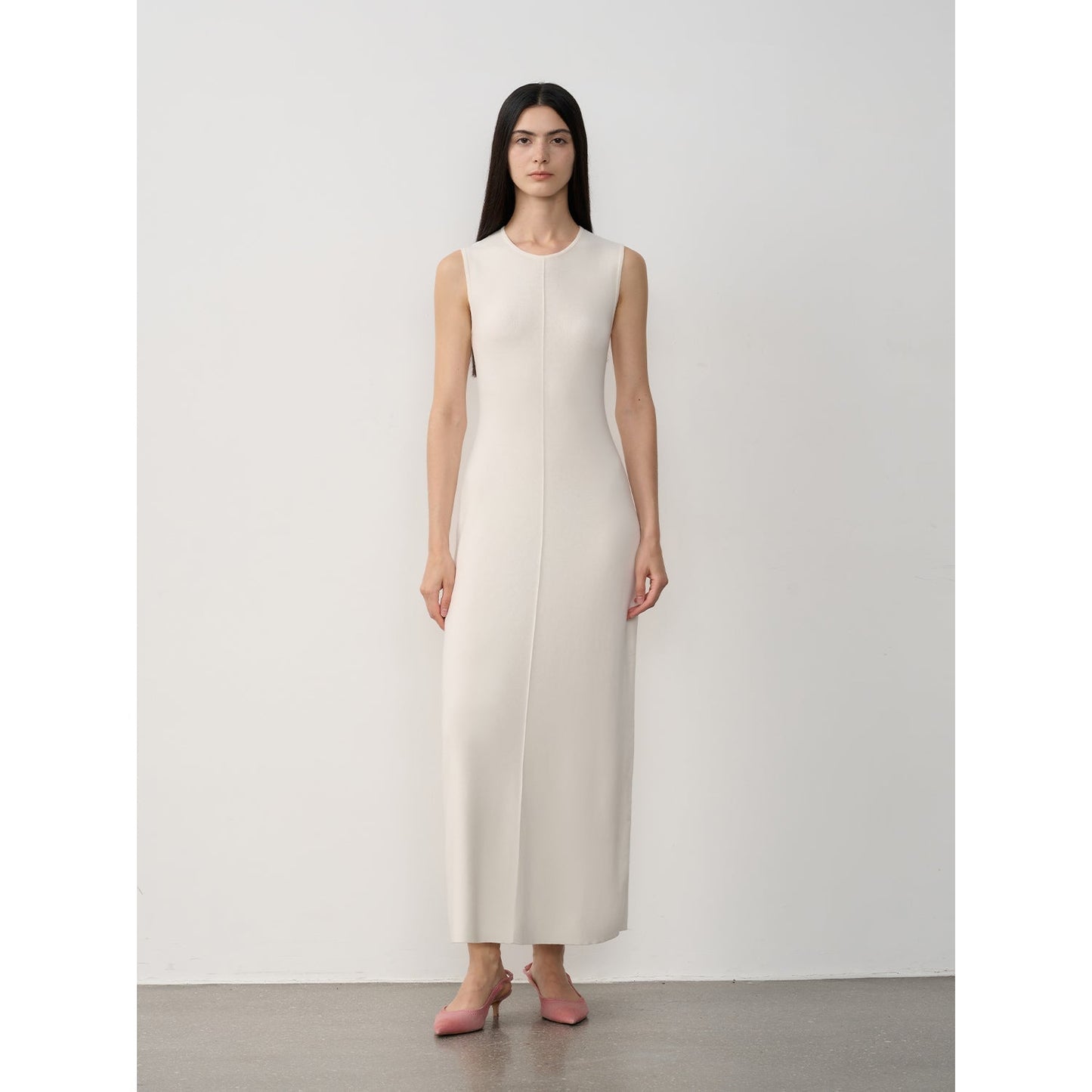 Solenne Merino Wool Maxi Knit Dress