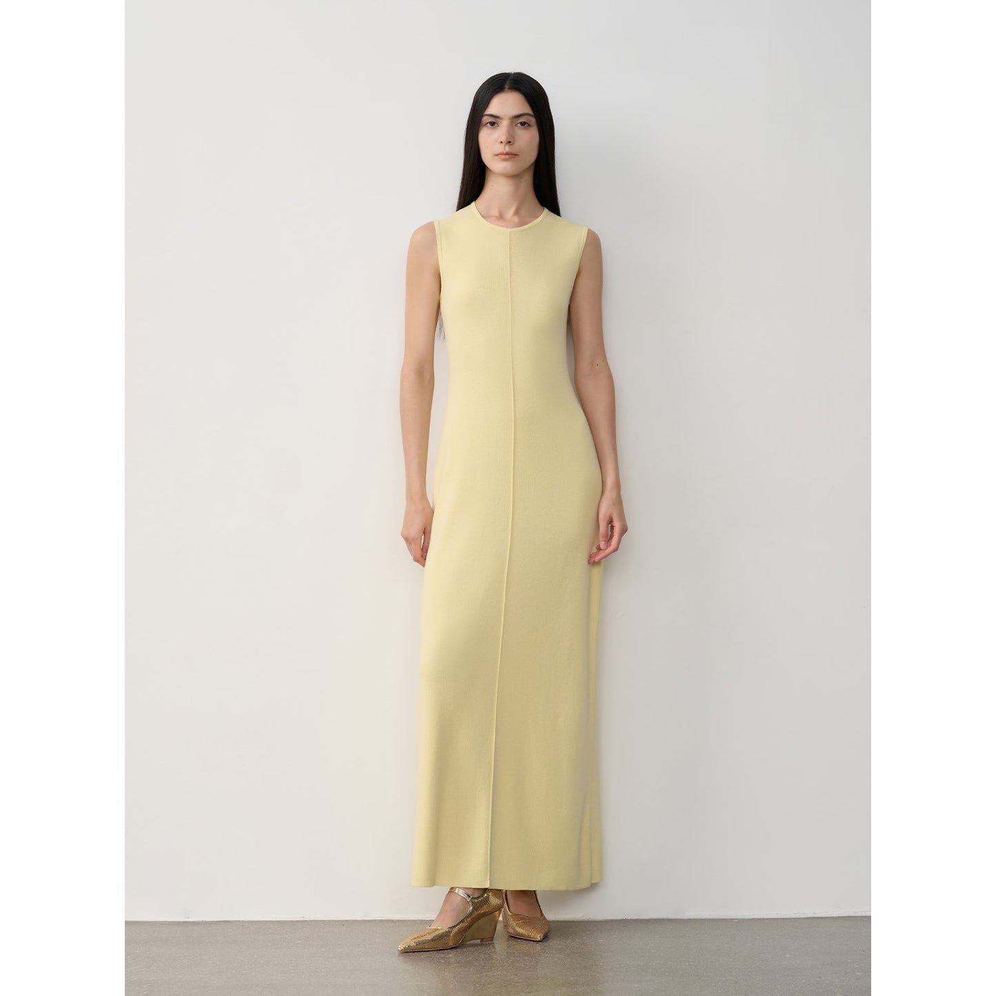 Solenne Merino Wool Maxi Knit Dress