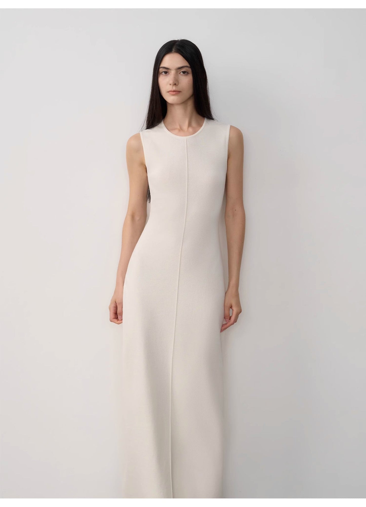 Solenne Merino Wool Maxi Knit Dress