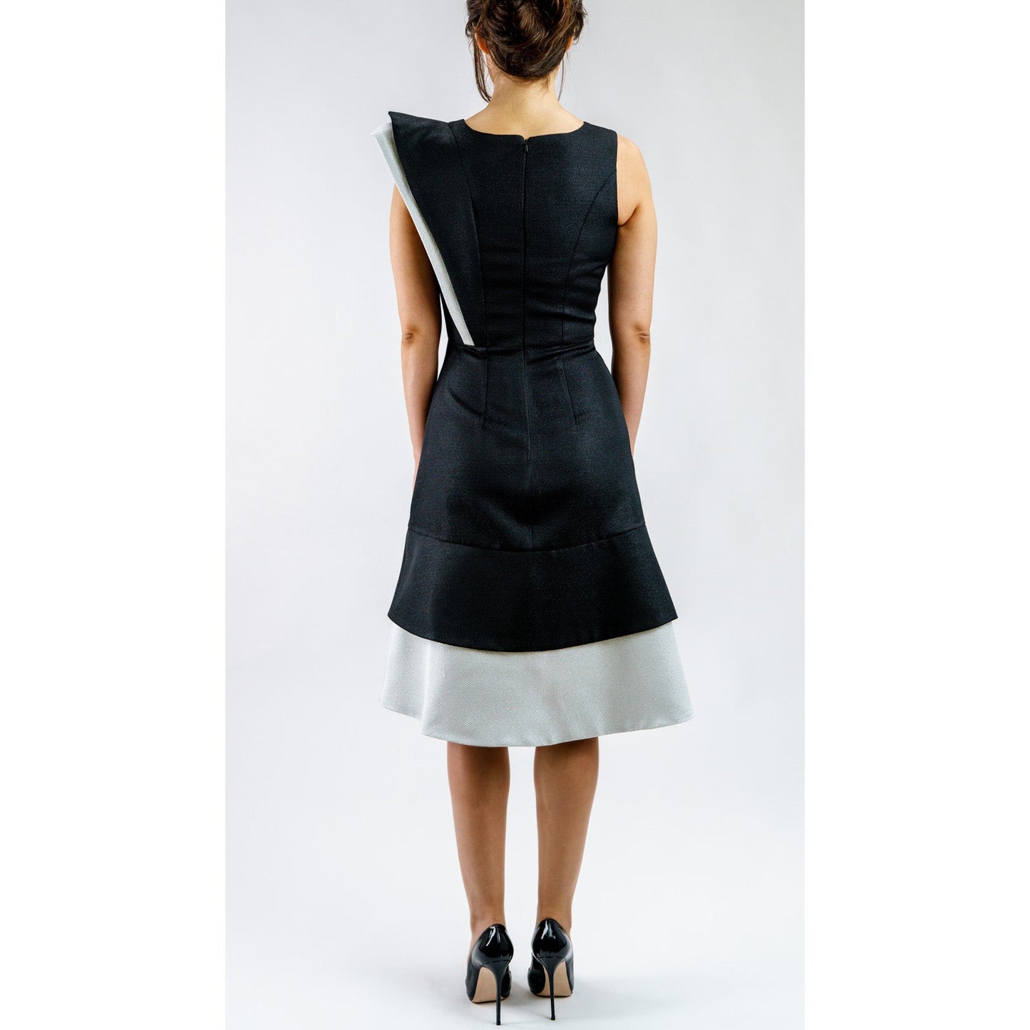 Arlessa Sculpted Asymmetric Dress