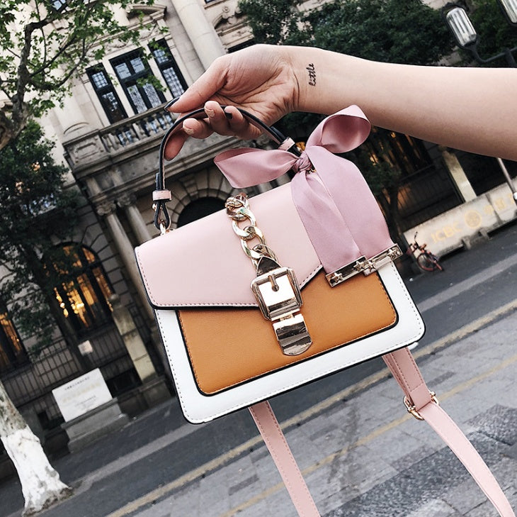 the wild fashion handbag silk scarf Messenger bag