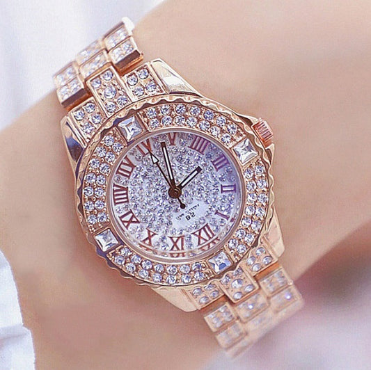 Full crystal ladies quartz watch