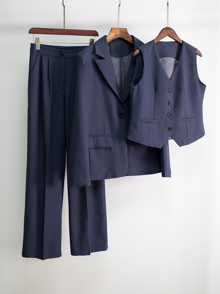 Vest Suit Three-piece European And American