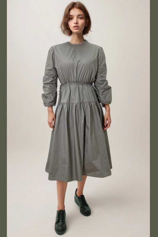 Cotton Midi Dress
