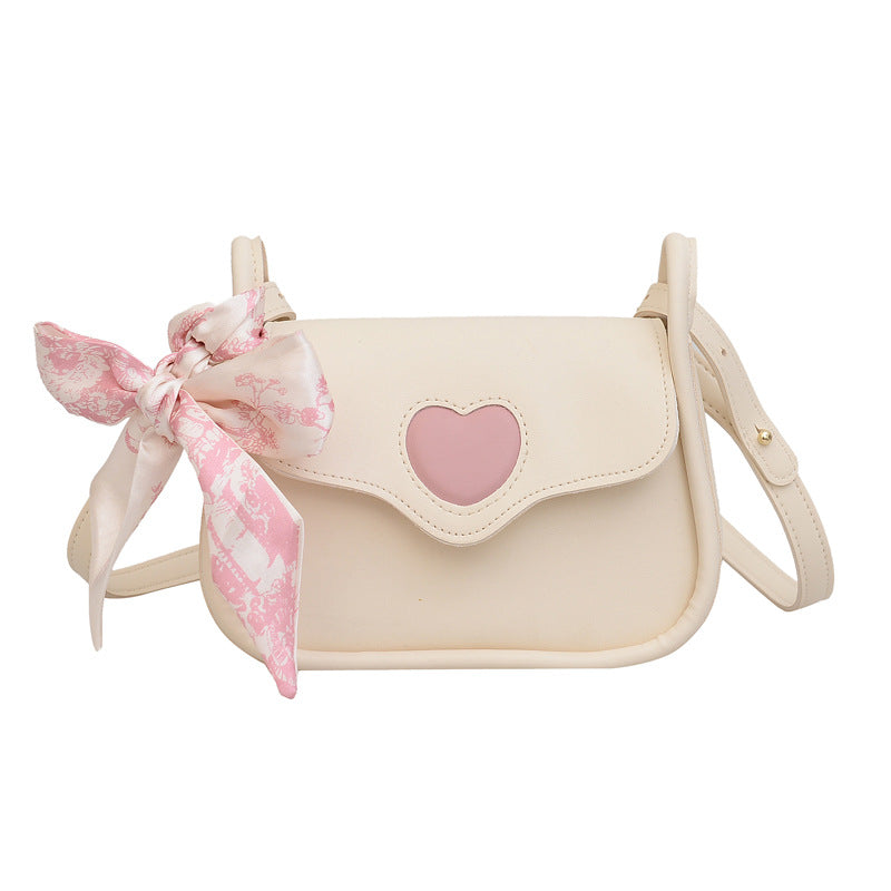 Women's Simple Shoulder Bag Fashion Silk Scarf Crossbody