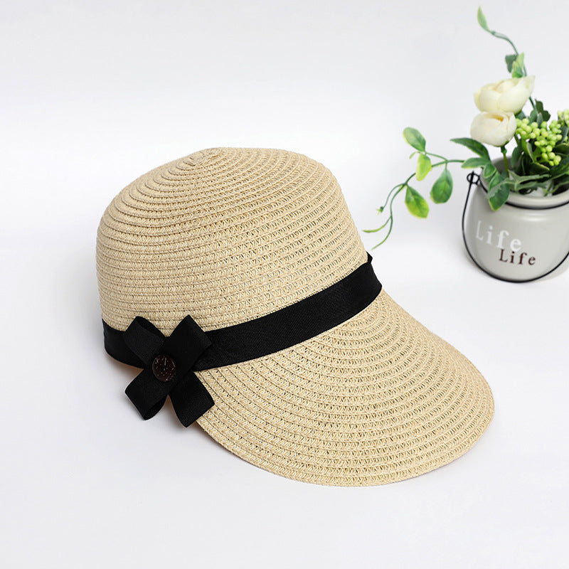 Straw Equestrian Hat Women's Outdoor Beach Casual Hat
