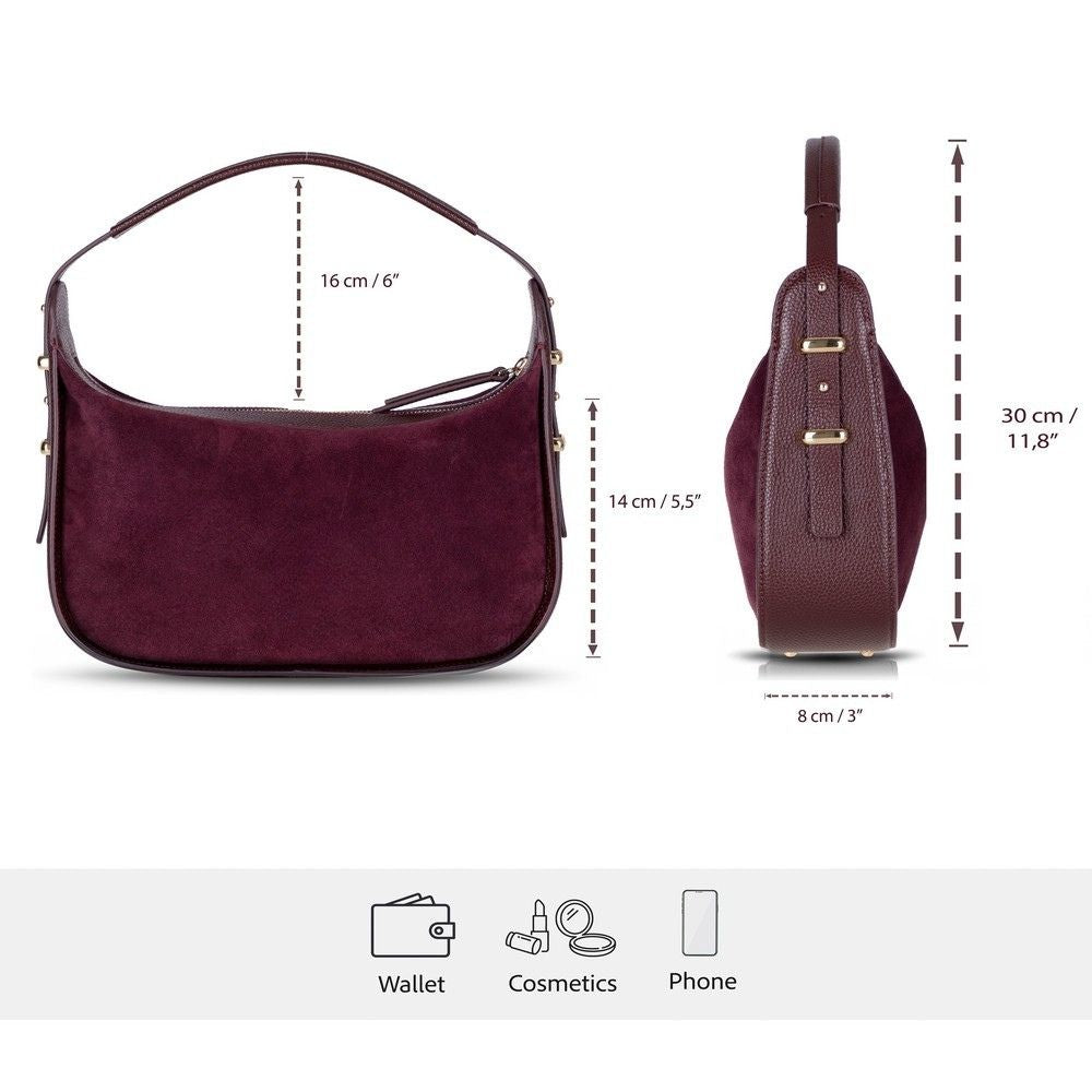 Dolcezza Women’s Suede Leather Bag – Suede Leather Women’s Tote & Shoulder Bag for Everyday Elegance | Minimal & Handcrafted