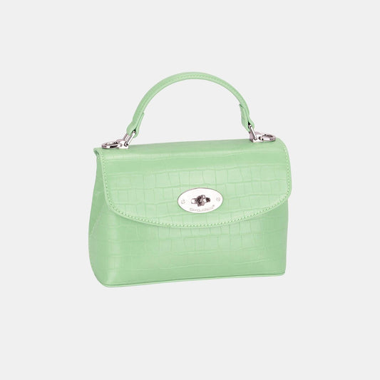 David Jones Texture  Leather Handbag