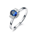 Jewelry 18k Gold Natural Sapphire Women's Ring.