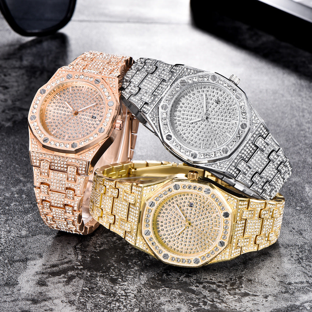 Various colors pave crystal woman’s watch
