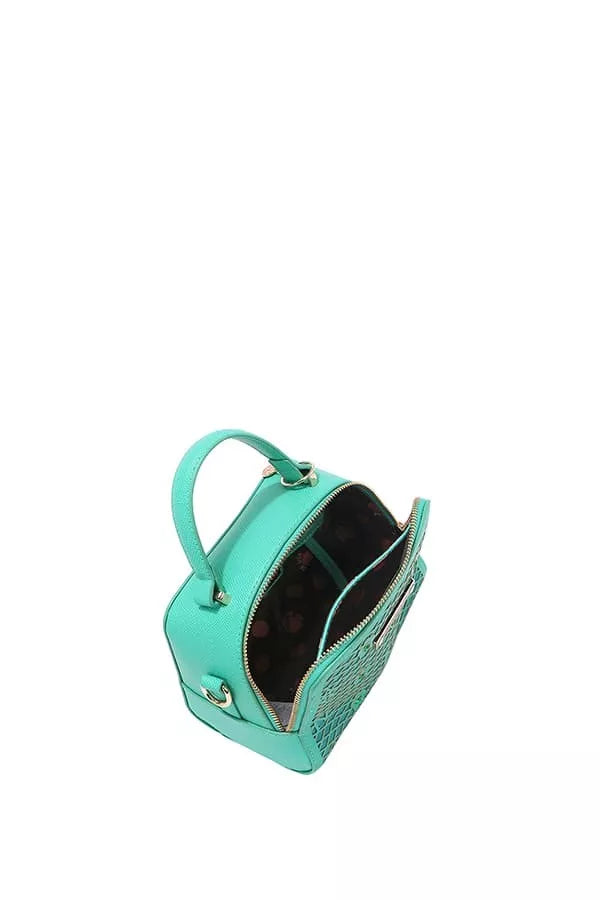Nicole Lee USA Vegan Geometric Pattern Structured Handbag