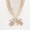Sun Protection Gloves Women's Extended UV Protection Ice Silk Arm Protector Sleeves