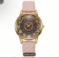 Bohemian style woman’s watch light pink