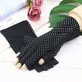 Summer Sun Protection Half Finger Gloves UV Protection Ultra-thin Driving