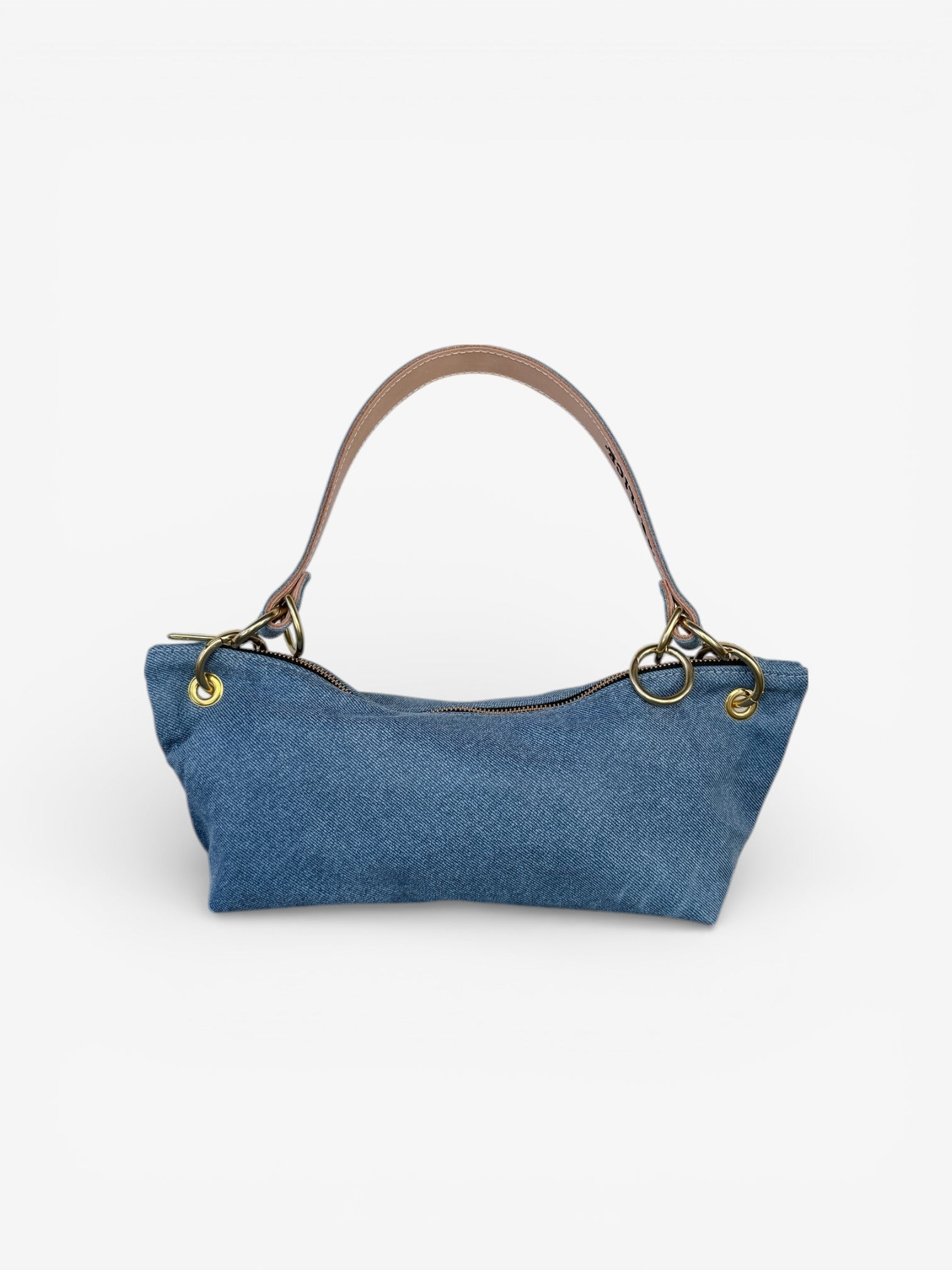 Blair Shoulder Bag, Denim Printed Leather