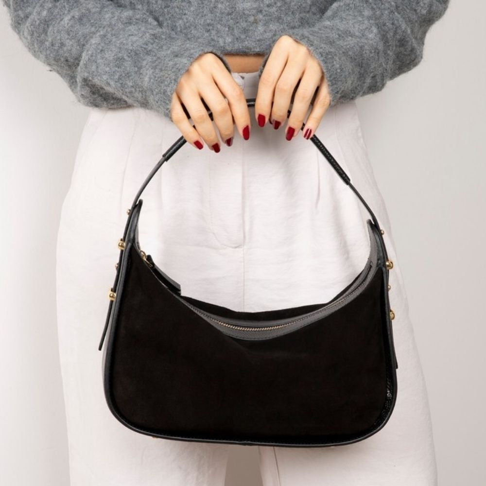 Dolcezza Women’s Suede Leather Bag – Suede Leather Women’s Tote & Shoulder Bag for Everyday Elegance | Minimal & Handcrafted