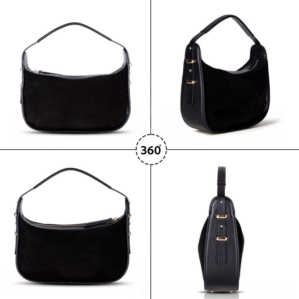 Dolcezza Women’s Suede Leather Bag – Suede Leather Women’s Tote & Shoulder Bag for Everyday Elegance | Minimal & Handcrafted
